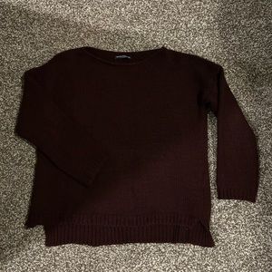 Burgundy brandy Melville sweater